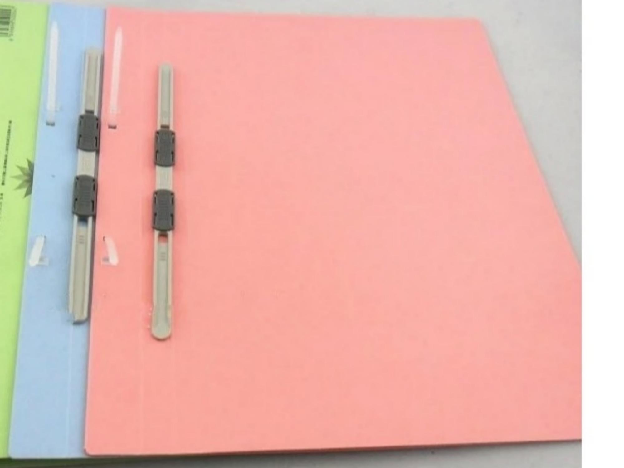 Paper folder with colored